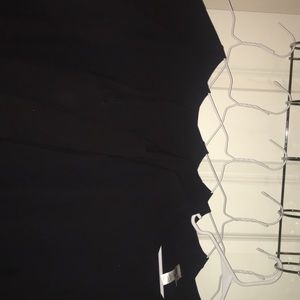 (6) Have it Tall Mens plain black t shirts. Gently used, like new